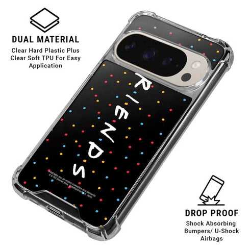 Warner Bros FRIENDS Polka Dots Pixel 9/9 Pro Clear Case